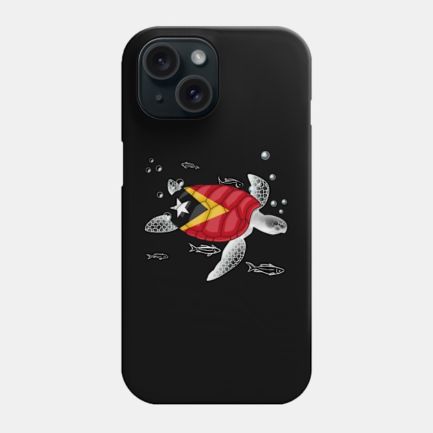 East Timor Turtle Phone Case by Fusti