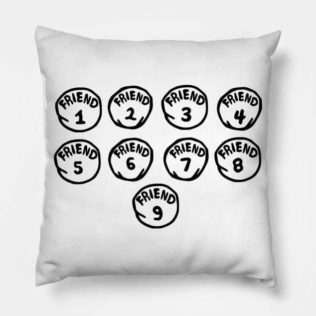 all friend Pillow by JAFARSODIK