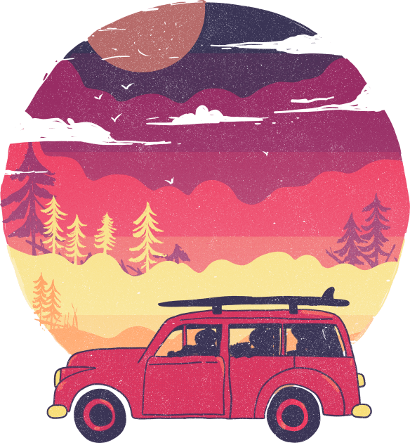 COSMIC ROAD TRIP Kids T-Shirt by luisereno