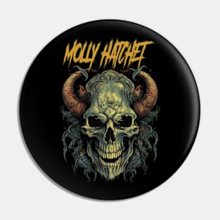 MOLLY HATCHET MERCH VTG Pin