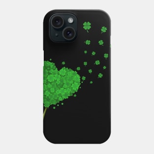 Heart Dandelion St Patrick_s Day Shamrock Phone Case