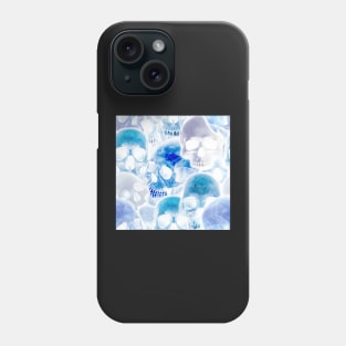 Tiling Ghostly Skull Pattern Phone Case