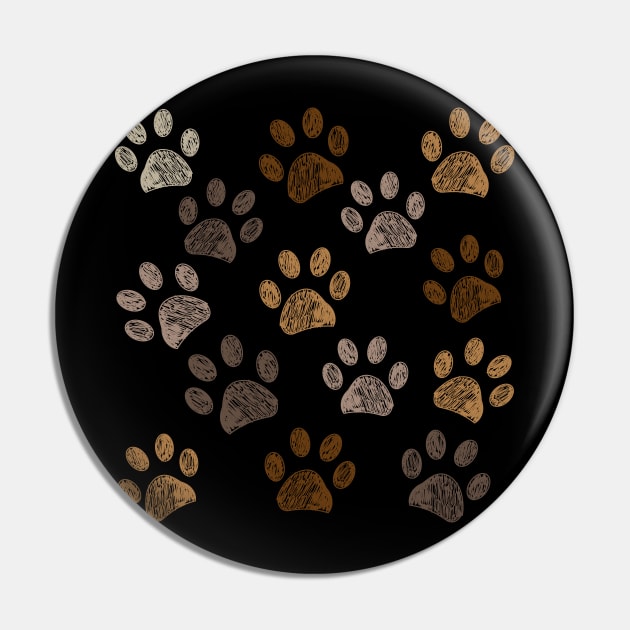 Brown colored paw print background Pin by GULSENGUNEL