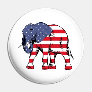 US Elections Republican Symbol Pin