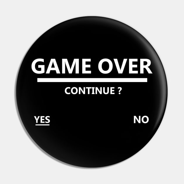 GAME OVER Pin by DAVINCIOO