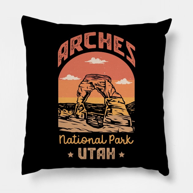 Arches National Park - Utah Pillow by Sachpica