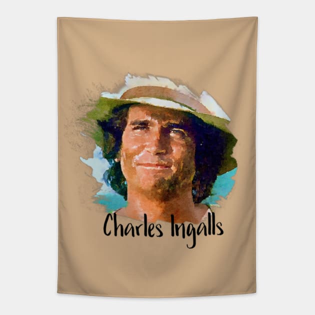 Charles Ingalls Tapestry by Neicey