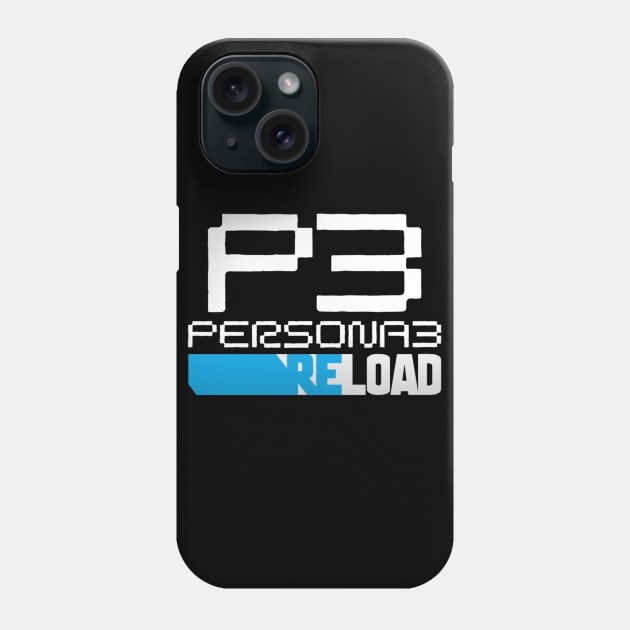 Persona 3 Reload Logo Phone Case by Il Mercante