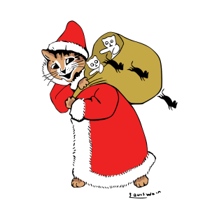 Santa Paws Cat T-Shirt