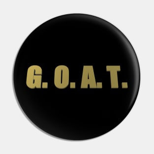 G.O.A.T. Pin