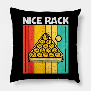 Nice rack retro Pillow