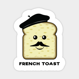 French Toast - Funny Bread Character Magnet