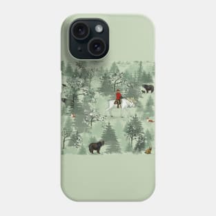 Legends of Canada and White Moose Phone Case