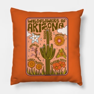 Arizona Wildflowers Pillow