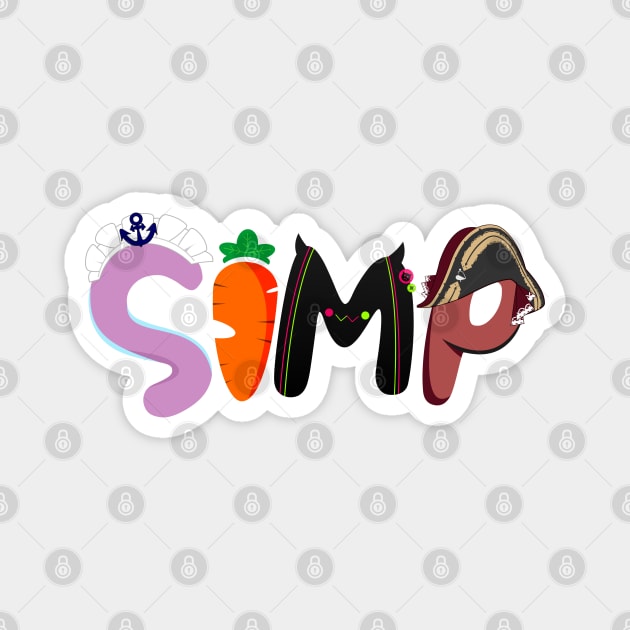 SIMP Hololive Vtuber Magnet by naderu