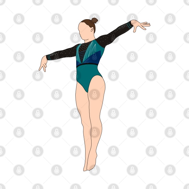 Breanna Scott 2023 World Gymnastics Championships by Coach Alainne Designs