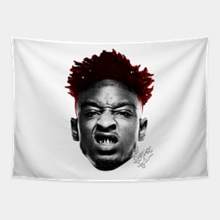 21 Savage Big Face Tapestry