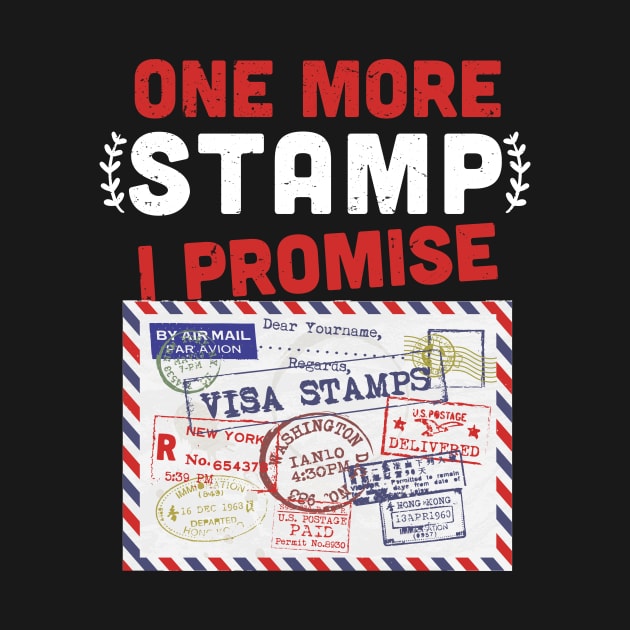 One more stamp I promise- stamp collecting lover - stamps lover present by Anodyle