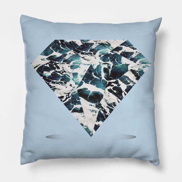 Marble Tide Pillow by ayarti