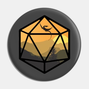 Dragon Mountain D20 Pin