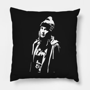 Nicole Haught White Vector - Wynonna Earp Season 4 Pillow