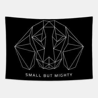 Small But Mighty | Unisex Outline Dachshund Shirt Tapestry