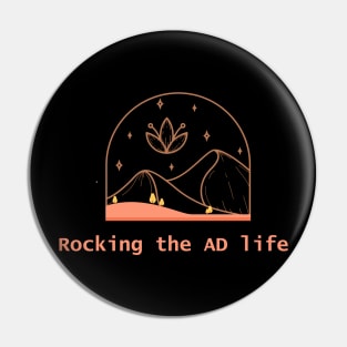 Front and Back print: Rocking The AD Life: One Call sheet at a time Pin