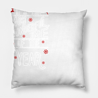 Christmas: It's the most wonderful time of the year Pillow