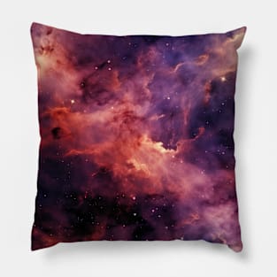 Stellar Odyssey: Cosmic Nebula Embrace Pillow