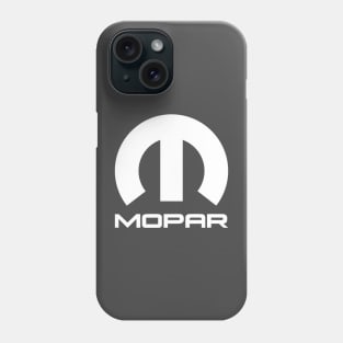 White Mopar Logo Phone Case