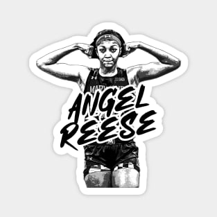 BW Angel Reese Magnet