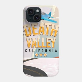 Death Valley California flight poster Phone Case