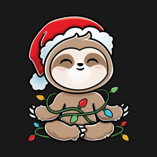 Sloth Christmas Tree Kawaii T-Shirt