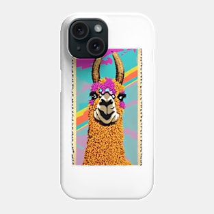 No Drama For This Llama Retro Phone Case