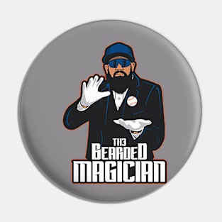 Luis Guillorme The Bearded Magician Pin