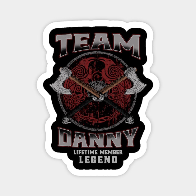 Danny Name - Lifetime Member Legend - Viking Magnet by Stacy Peters Art