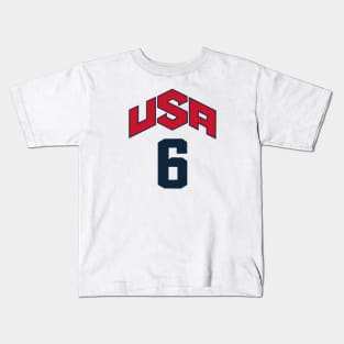 LeBron James Jersey Kids T-Shirt for Sale by SasatheGreat