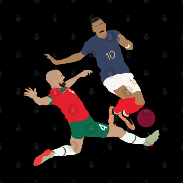 Sofyan Amrabat Tackle of the World Cup, Morocco vs France by Jackshun