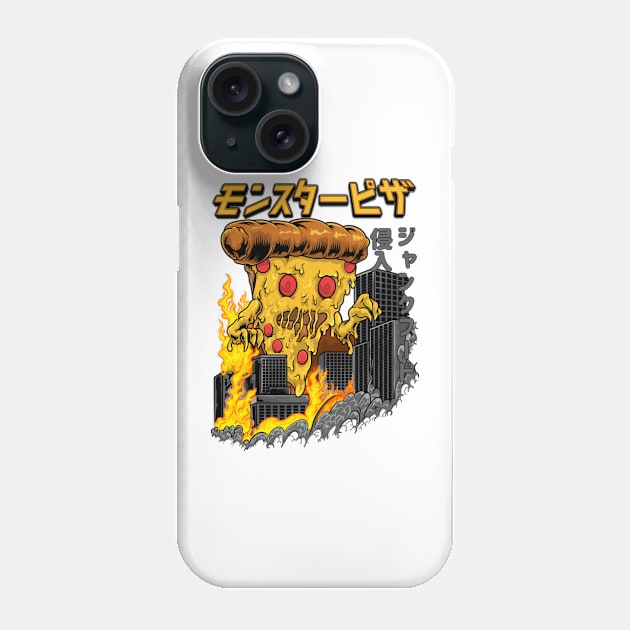 Monster pizza Phone Case by chuongmacyfersfw