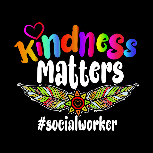 Kindness Matters Social Worker Gift by 2blackcherries