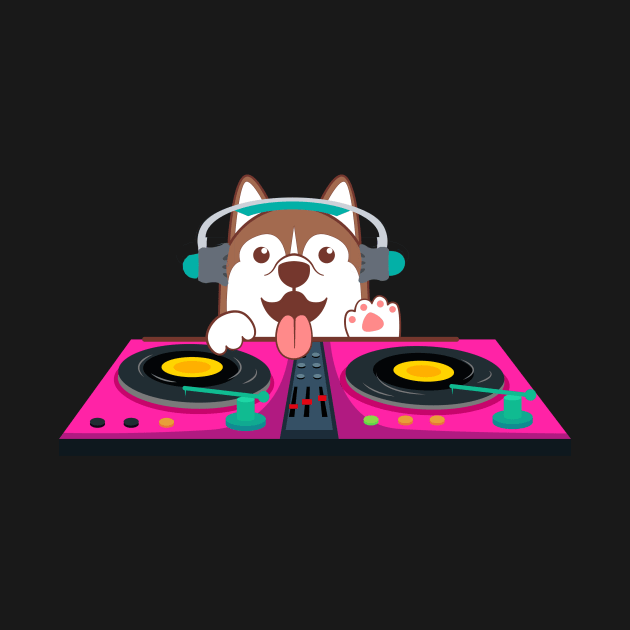 cute little dog dj by Fresh aus