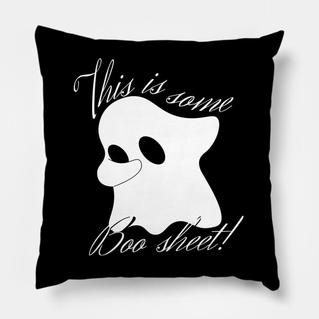 This is some boo sheet Pillow by Salizza