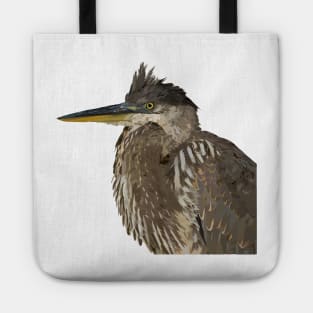 Blue heron Tote