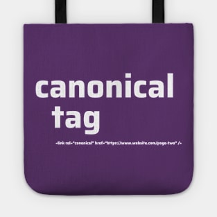 Canonical Tag Tote