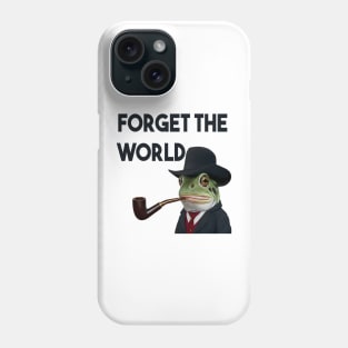 Froggy Philosopher: Pipe-Puffing, Hat-Wearing Sage Phone Case