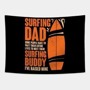 Surfing Dad Surfer Father Gift Tapestry