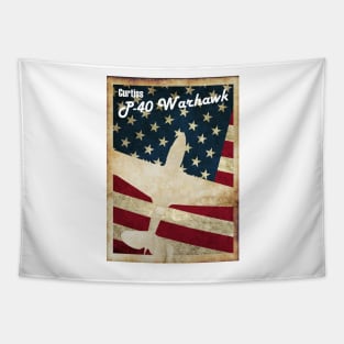 Vintage P40 Warhawk Tapestry