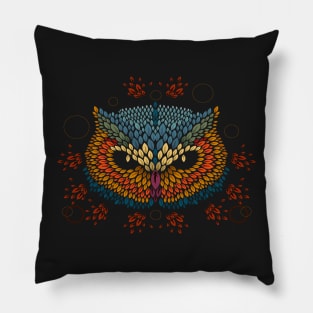 Owl Face Pillow