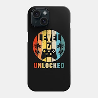 Level 7 Unlocked Video Gaming 7th Birthday Phone Case