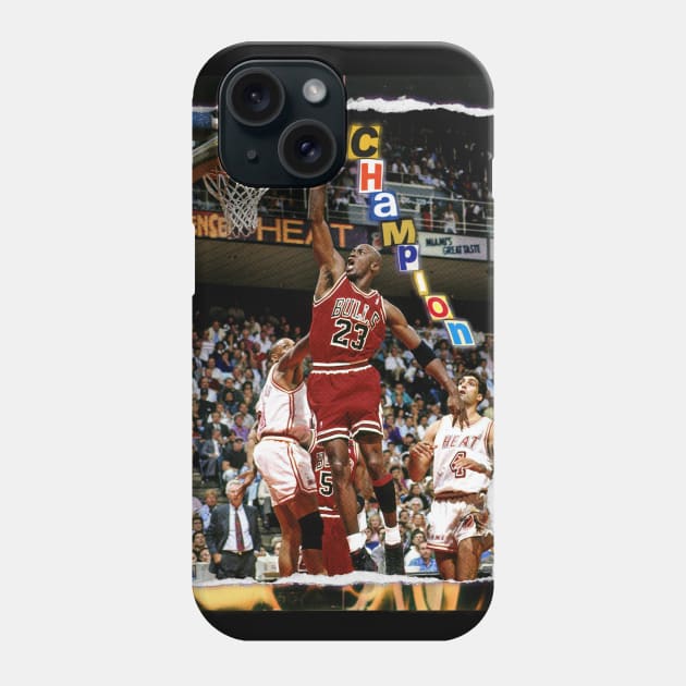 Vintage Michael Jordan (Champion Edition) Phone Case by gtr